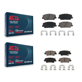 Front Rear Ceramic Brake Pads Kit For Kia Optima 2.0L