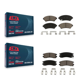 Front Rear Ceramic Brake Pad Kit For Buick Chevrolet Impala LeSabre Century Prix