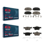 Front Rear Ceramic Brake Pads Kit For Honda Civic