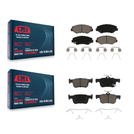 Front Rear Ceramic Brake Pads Kit For Honda Civic
