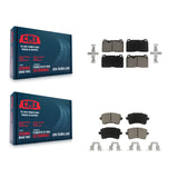 Front Rear Ceramic Brake Pads Kit For Audi Q5