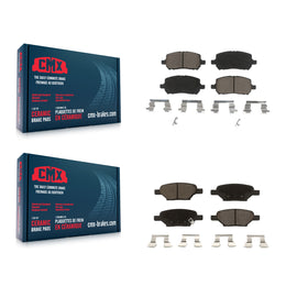 Front Rear Ceramic Brake Pads Kit For Pontiac G5 Pursuit