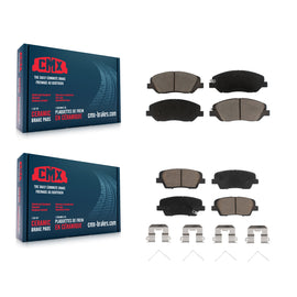Front Rear Ceramic Brake Pads Kit For Hyundai Santa Fe XL