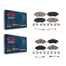Front Rear Ceramic Brake Pads Kit For Sprinter 2500 Mercedes-Benz Freightliner