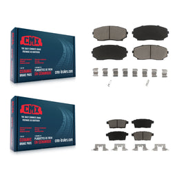 Front Rear Ceramic Brake Pads Kit For Ford Edge Mazda CX-9 CX-7 Lincoln MKX