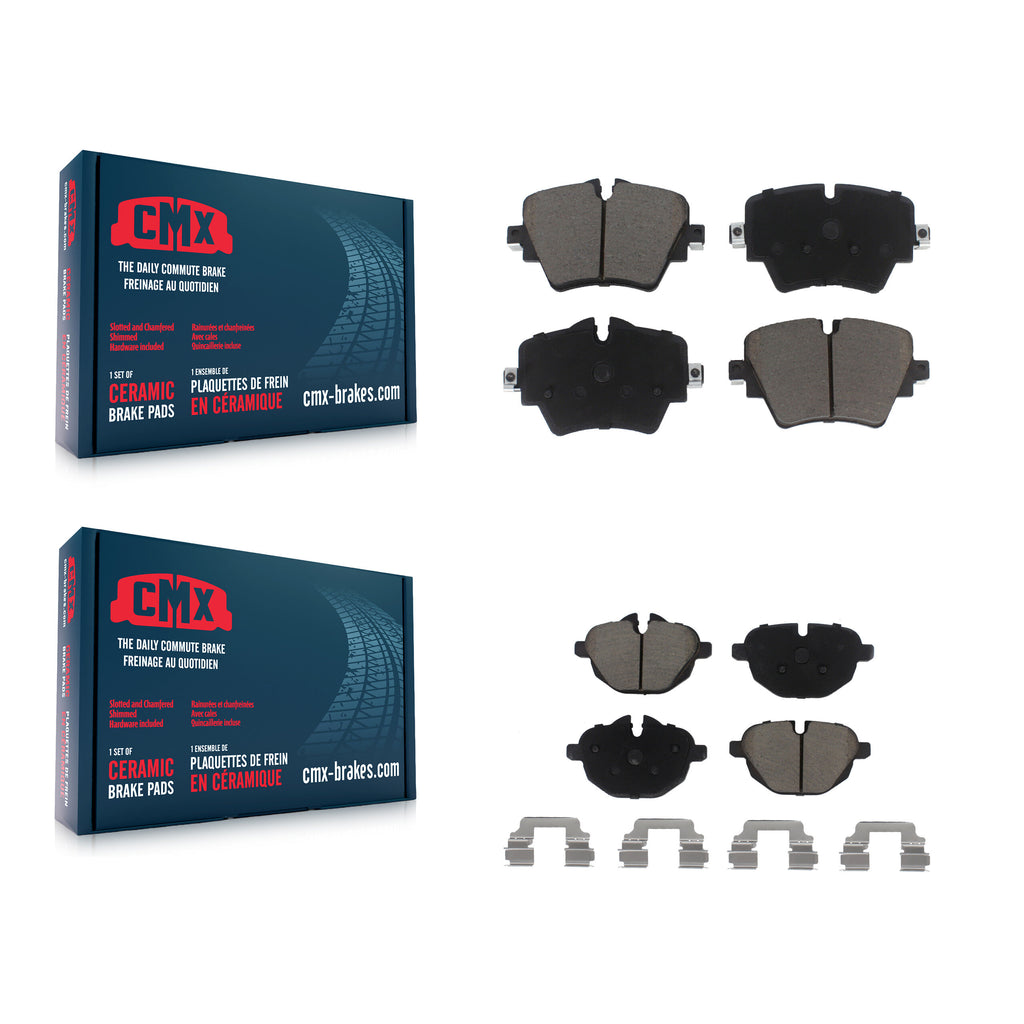 Front Rear Ceramic Brake Pads Kit For BMW X3 X4