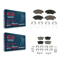 Charger l'image dans la galerie, Front Rear Ceramic Brake Pads Kit For Honda Civic Acura RSX ILX CR-Z