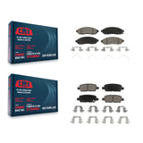 Front Rear Ceramic Brake Pads Kit For Nissan LEAF