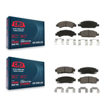 Front Rear Ceramic Brake Pads Kit For Cadillac XTS