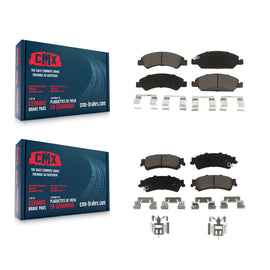 Front Rear Ceramic Brake Pad Kit For Chevrolet Silverado 1500 GMC Sierra Classic