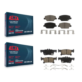 Front Rear Ceramic Brake Pads Kit For Buick Envision With 288mm Diameter Rotor
