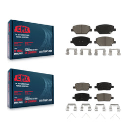 Front Rear Ceramic Brake Pads Kit For Chevrolet Camaro Without Brembo Calipers