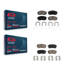 Load image into Gallery viewer, Front Rear Ceramic Brake Pads Kit For Kia Optima With Manual Parking