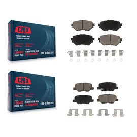 Front Rear Ceramic Brake Pads Kit For Mazda 3 Sport