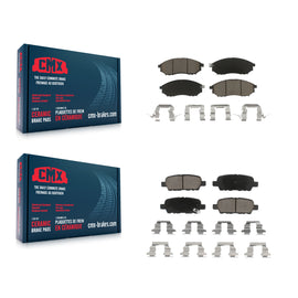 Front Rear Ceramic Brake Pad Kit For INFINITI Nissan G37 Murano G35 FX35 M35 M37