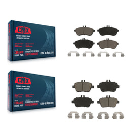 Front Rear Ceramic Brake Pads Kit For Mercedes-Benz SLK250 Without Sport Package