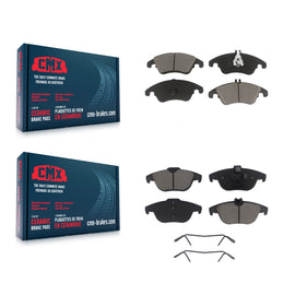 Front Rear Ceramic Brake Pad Kit For Mercedes-Benz E350 C300 C250 C350 E550 E400