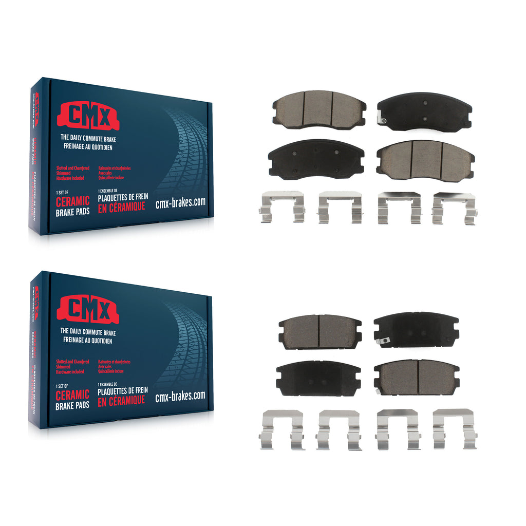 Front Rear Ceramic Brake Pads Kit For Chevrolet Equinox Saturn Vue Captiva Sport
