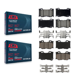 Front Rear Ceramic Brake Pads Kit For INFINITI G37 Q50 Q60 M37 Nissan 370Z Q70 Z
