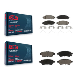 Front Rear Ceramic Brake Pads Kit For Nissan Pathfinder Xterra