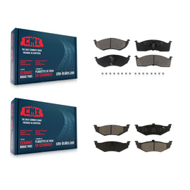 Front Rear Ceramic Brake Pads Kit For Chrysler Dodge Intrepid 300M Concorde LHS