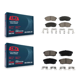 Front Rear Ceramic Brake Pads Kit For Nissan Maxima INFINITI I35 I30
