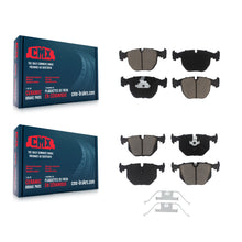 Charger l'image dans la galerie, Front Rear Ceramic Brake Pads Kit For BMW X5 740iL Land Rover Range 740i M5