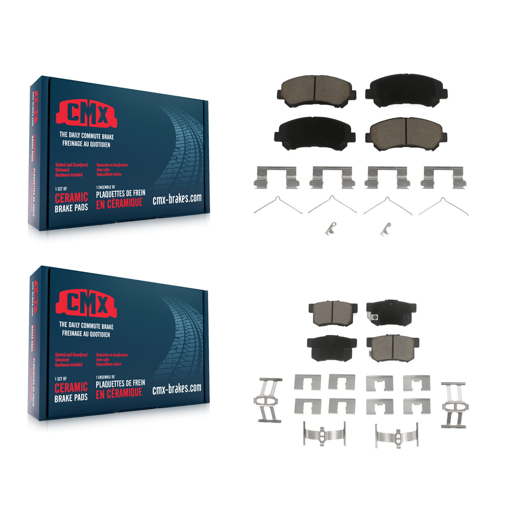 Front Rear Ceramic Brake Pads Kit For 2010-2013 Suzuki Kizashi