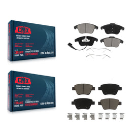 Front Rear Ceramic Brake Pads Kit For Volkswagen Passat