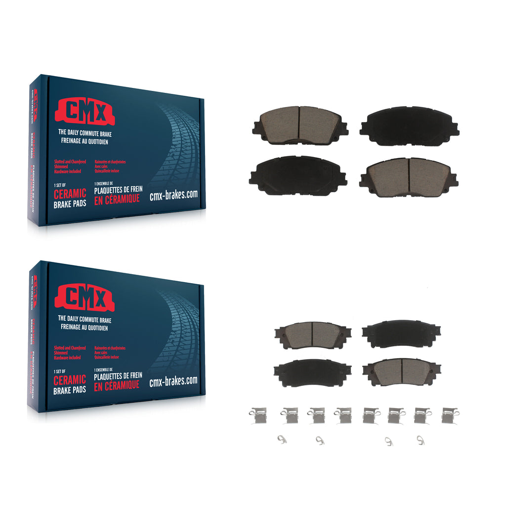 Kit de plaquettes de frein en céramique avant et arrière, pour Toyota Camry RAV4 Lexus C-HR ES350 Avalon 