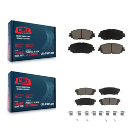 Front Rear Ceramic Brake Pads Kit For Toyota Camry RAV4 Lexus C-HR ES350 Avalon