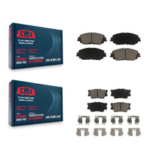 Charger l'image dans la galerie, Kit de plaquettes de frein en céramique avant et arrière, pour Toyota Camry 