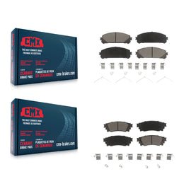 Front Rear Ceramic Brake Pads Kit For Lexus NX200t NX300 Toyota Camry NX300h