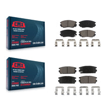 Charger l'image dans la galerie, Kit de plaquettes de frein en céramique avant et arrière, pour Chevrolet Equinox GMC Terrain 2010 – 2017 