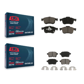 Front Rear Ceramic Brake Pads Kit For 2014-2020 Fiat 500L