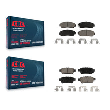 Charger l'image dans la galerie, Kit de plaquettes de frein en céramique avant et arrière, pour Honda Odyssey 2005 – 2010 