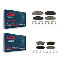 Charger l'image dans la galerie, Kit de plaquettes de frein en céramique avant et arrière, pour INFINITI Nissan Armada QX80 QX56 