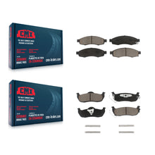 Charger l'image dans la galerie, Kit de plaquettes de frein en céramique avant et arrière, pour Nissan Titan Armada Pathfinder INFINITI 