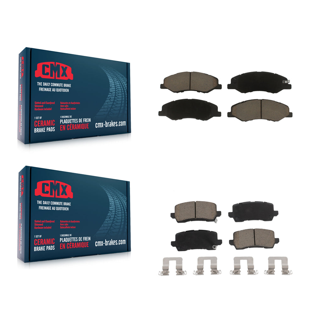 Kit de plaquettes de frein en céramique avant et arrière pour Honda Odyssey 2018-2023 