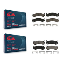 Charger l'image dans la galerie, Kit de plaquettes de frein en céramique avant et arrière, pour Chevrolet Silverado 2500 HD GMC Sierra 3500 