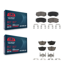 Front Rear Ceramic Brake Pads Kit For Hyundai Tiburon