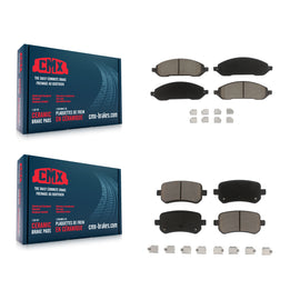 Front Rear Ceramic Brake Pads Kit For 2004-2007 Ford Freestar Mercury Monterey