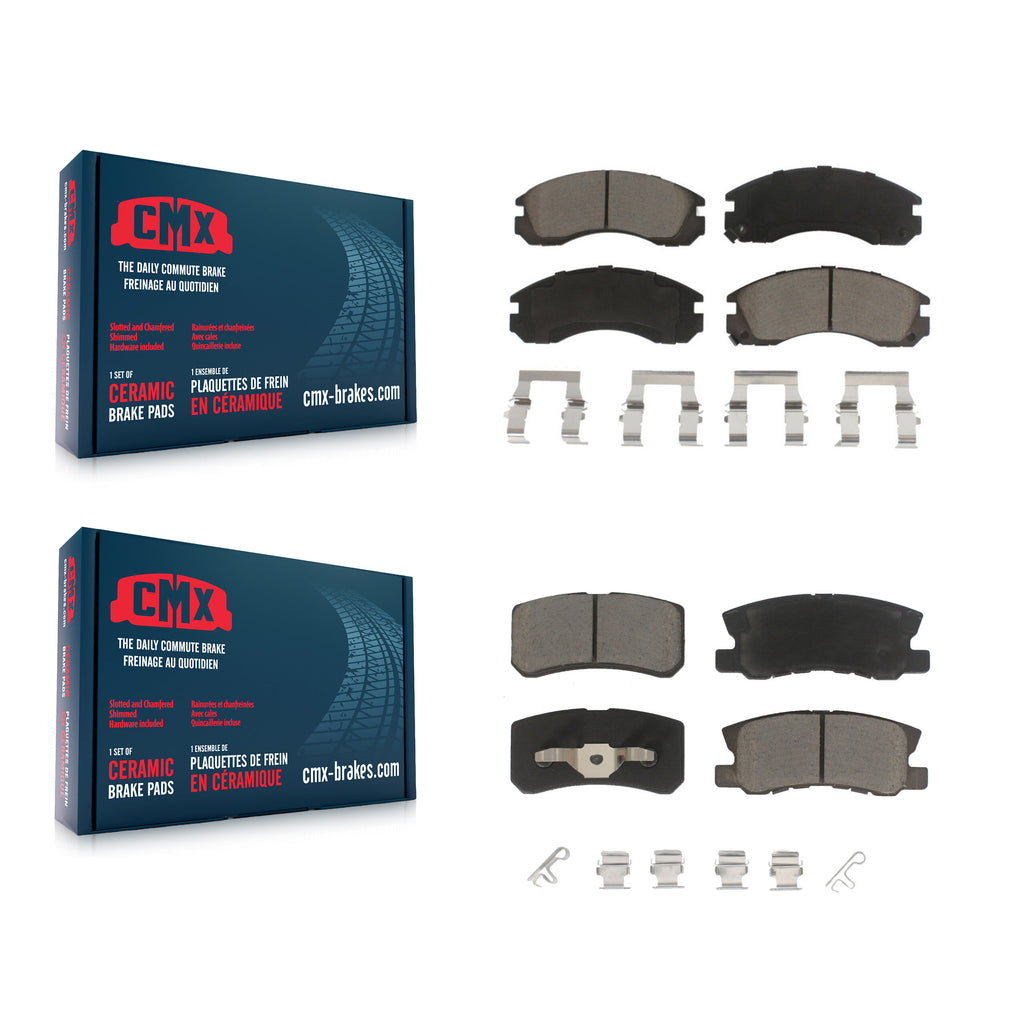 Front Rear Ceramic Brake Pads Kit For Mitsubishi Lancer