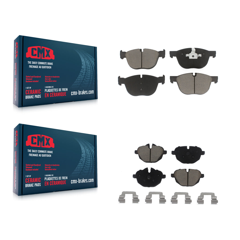 Front Rear Ceramic Brake Pads Kit For 2017 BMW X4 M40i