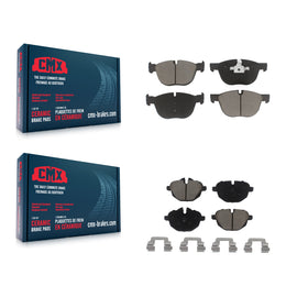 Front Rear Ceramic Brake Pads Kit For 2017 BMW X4 M40i