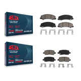 Front Rear Ceramic Brake Pads Kit For Chevrolet Impala Limited