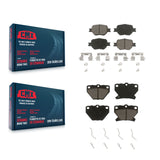 Front Rear Ceramic Brake Pads Kit For Toyota Celica