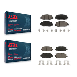 Front Rear Ceramic Brake Pads Kit For 2016-2022 Honda HR-V