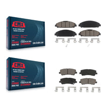 Load image into Gallery viewer, Front Rear Ceramic Brake Pads Kit For Ford Mustang