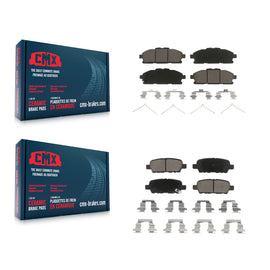 Front Rear Ceramic Brake Pads Kit For 2011-2017 Nissan Quest